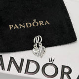 100% NEW PANDORA 925 Silver Splittable Mother & Daughter Dangle Charm, 792643C01 Charms