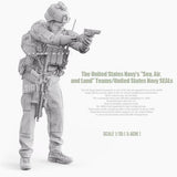 1/35 resin figures model One soldier from the US Navy SEAL unpainted unassembled Model