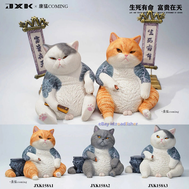 JXK 1/6 ExoticShorthair Model Dying is As Natural As Living Animal Figure Model