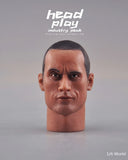1/6 Scale Young The Rock Johnson Head Carving Sculpt Model Toys Model