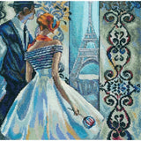 RTO counted Cross Stitch Kit "Spring in Paris" M236, 30x30 cm, DIY Model