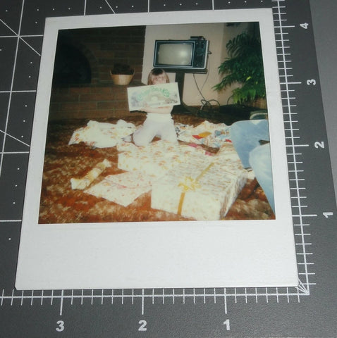 1980's CABBAGE PATCH KIDS DOLL Board Game Girl Vintage Snapshot PHOTO Model