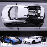 Mortal 1:64 Bugatti Veyron Diecast Model Car-Authentic Supercar Replica Collect Model