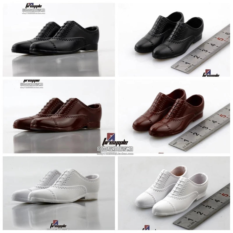 1/6 Scale Male Hollow Business Leather Shoes Model For 12" PH HOT Worldbox Body Model