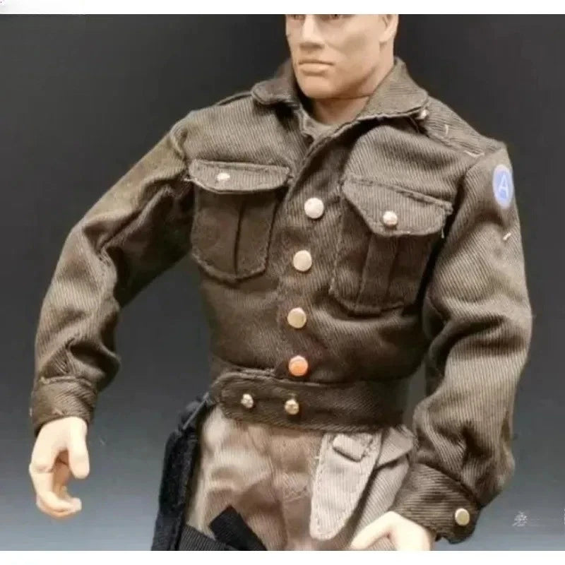 1/6 Scale Male Solider Military Uniform Jacket Clothes Model for Action Figure Model