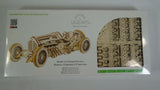 Ugears Model U-9 Grand Prix Car Racing Car Mechanical 3D Wood Puzzle 348 pcs. Model
