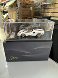 P72 DE TOMASO WHITE 1/64 SCALE DIECAST CAR MODEL BY MIRAGE Model