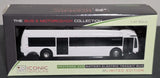 White (Blank) 1/87 Scale Proterra ZX5 Electric Transit Bus Diecast Model Model
