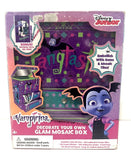 DISNEY JR VAMPIRINA DECORATE YOUR OWN GLAM MOSAIC JEWELRY BOX KIDS CRAFT KIT NEW Model
