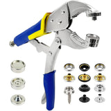 mm Snap Fastener Pliers Kit 60 Sets with Hole Punch for Canvas Marine Covers Model