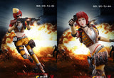 VERYCOOL 1/6 Wefire Female Mercenary Heart King Figure Model INSTOCK Model