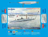 Mikro Mir 35-026 1:35 CSS David American civil war-era torpedo boat Model