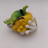 Vtg Giggling Groceries Fruit Figurine Anthropomorphic Peach Character Kitchy Model