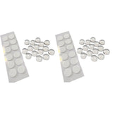 32PCS Scratch Resistant Glass Keycaps Height Extenders Stickers for Long Nails Model