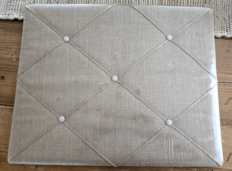 Canvas Burlap Cork Wall Bulletin Picture Memo Display Board Organizer Rustic Model