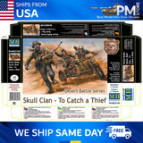 Master Box 35140 Desert Battle Series Skull Clan MOTORCYCLE ARE NOT INCLUDE 1/35 Model