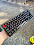 Custom Lucky65 Mechanical Keyboard Canglan V2 Switches Retro Dark Lights Keycaps Model