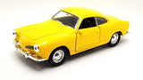 Welly - 1:34-1:39 Scale Model Volkswagen Karmann Ghia Coupe Yellow (BBWE43634DY) Model