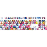 104 Key Set Graffiti Theme Custom Keycaps For Mechanical Gaming Keyboard Model