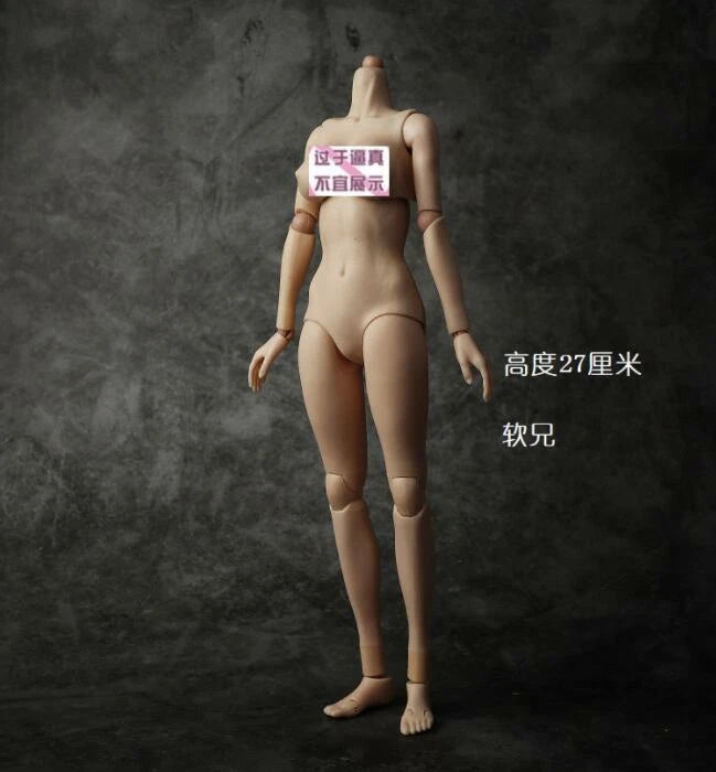 27Cm 1/6 Female Soldier Female Body Joint Movable Art Painting Model Spot Model