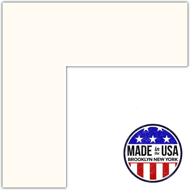 ArtToFrames Custom White Picture Photo Frame Mat Matting Board Model