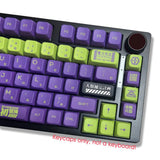 EVA-01 NEON GENESIS EVANGELION Keycaps PBT MDA Profile fits Mechanical Keyboards Model