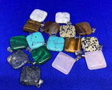 Stone Pendants Mixed Lot Natural Style Craft Jewelry Making Charms (B-20) Charms