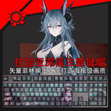 GRAY RAVEN£ºPUNISHING lamia Mechanical keyboard keycaps PBT 108keys For Cherry MX Model