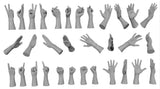 1/16 Resin Figure Character Hand Transformation and Upgrading Unpainted Model