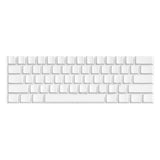 61 Key White Keycap Set With Original Height Perfect For Home Or Office Setups Model