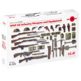 ICM 35688 Plastic model kit Scale 1:35 WWI U.S. Infantry weapon and equipment Model