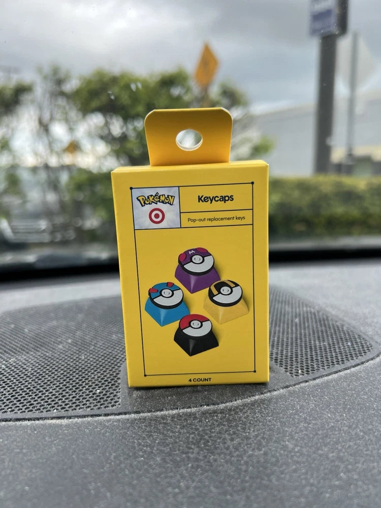 Pok¨¦mon x Target Pokeball Keycaps 4pc | Limited Edition IN HAND - SHIPS TODAY Model