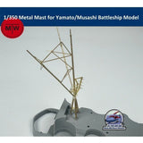 1/350 Scale Metal Mast Upgrade Kit for Yamato/Musashi Battleship Model Model