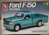 Vintage Sealed Inside AMT 1992 Ford F-150 Shortbox Pickup kit in 1/25th Scale. Model