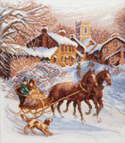 DIY Counted Cross Stitch Kit "Morning visit" Model