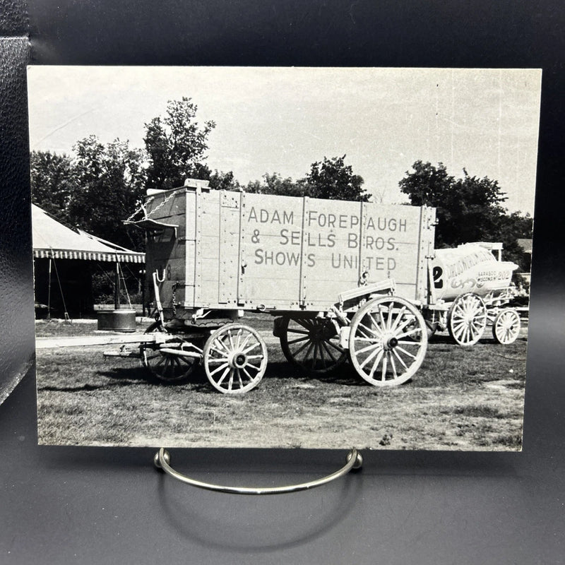Adam Forepaugh & Sells Bros. Show's United   7"x9" Photo On Board Model