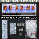 DIY KIT IN-12 Nixie Tubes Clock with Acrylic Stand [WITH OPTIONS] FREE SHIPPING Model