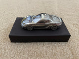 Porsche 718 Boxster S Aluminum Chrome model scale 1:43 Paperweight Model