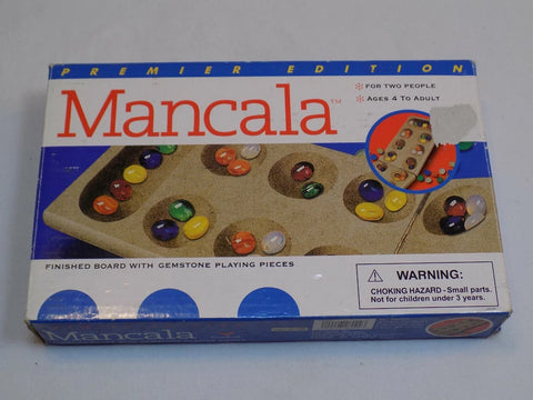 Mancala Premier Edition Board Game Gemstone Playing Pieces Cardinal 2 Players 4+ Model