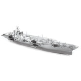 Fascinations Metal Earth ICONX USS Roosevelt Aircraft Carrier CVN71 3D Model Kit Model