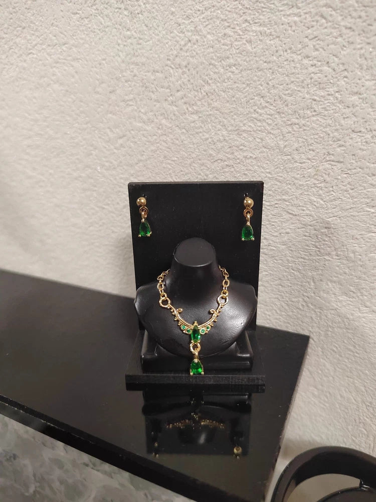 1/6 Female Green Earring Necklace Model For 12 ¡°ph Tbl Action Figure Body Model