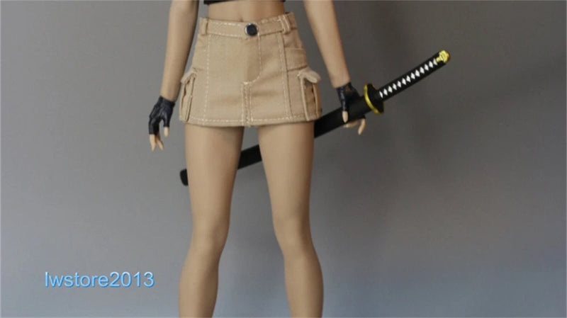 1:6 Khaki Skirt Dress Model Clothes For 12" Female Phicen TBL JO Figure Body Toy Model