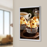 LED Light Box Backlit Movie Poster Art Picture Frame Advertising Display 24