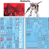 for PG 1/60 MBF-02 Strike Rouge Model Kit D.L Water Slide Pre-cut Decal Sticker Model