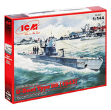 ICM S010 Plastic model kit Scale 1:144 U-Boat Type IIB (1943) German submarine Model