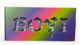 BOYI Joker Shine Through Keyboard Keycaps Purple Teal Open Box New RGB Model