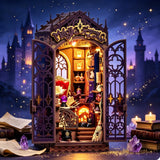 Rolife Magic Fantasy Corner DIY BookNook 3D Wooden Puzzle Shelf Insert Xmas Gift Model