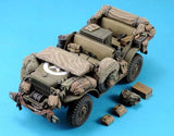 1/35 Resin Figure WWII US Military Jeep Unpainted Unassembled Model