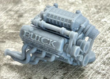 Resin ??Buick Supercharged?? Big Block Engine for scale model cars, 1/24 1/25 Model