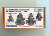 Bunker 1/350 IJN Tone 1944 Bridge & Equipments 3D?Print Set for Tamiya 78024 Kit Model